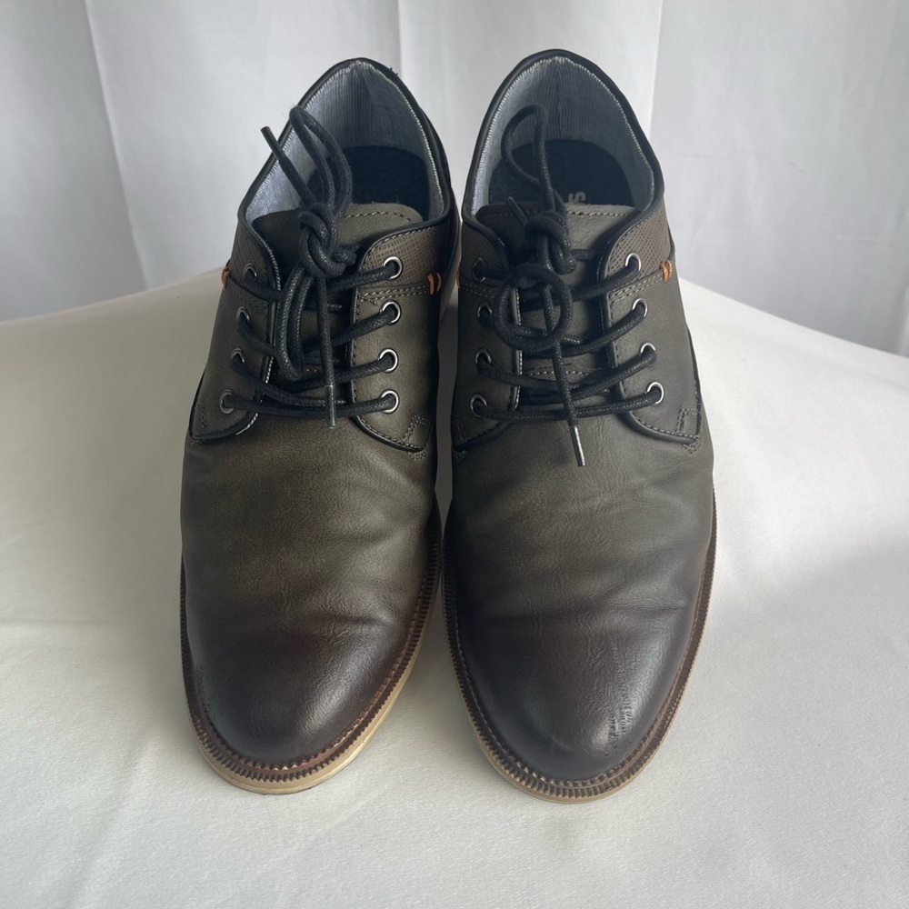 Sonoma Men's Dark Brown Leather Lace-Up Oxfords